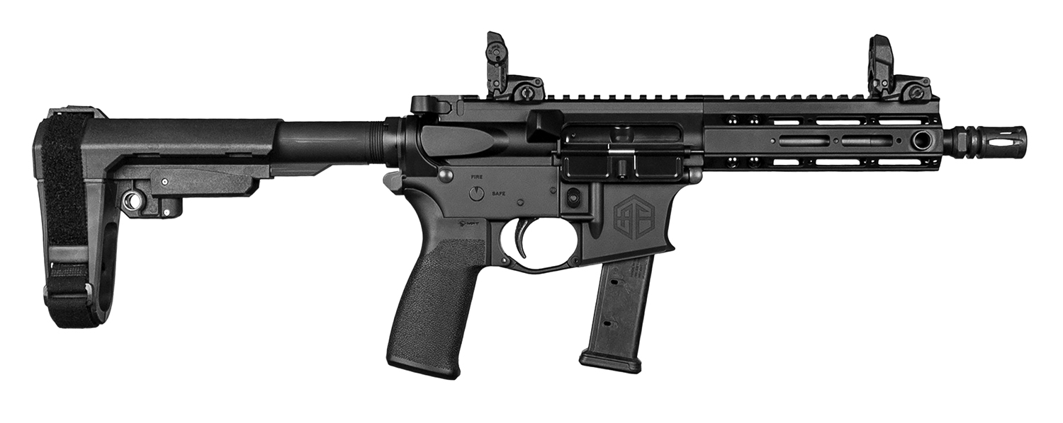 Alpha Foxtrot AFMG9 9mm AR Pistol with 7.5" Barrel