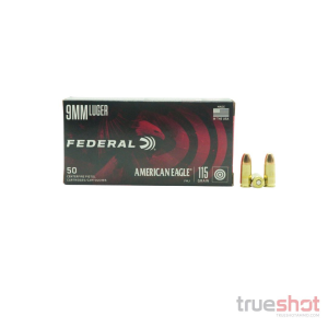 Federal - American Eagle - 9mm - 115 Grain - FMJ - 50