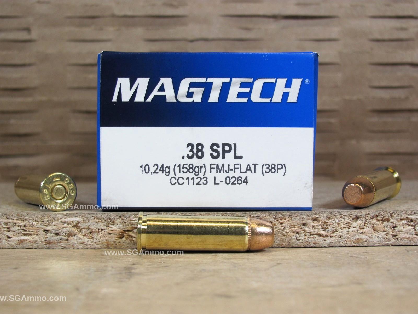 1000 Round Case – 38 Special FMJ 158 Grain Ammo by Magtech – 38P