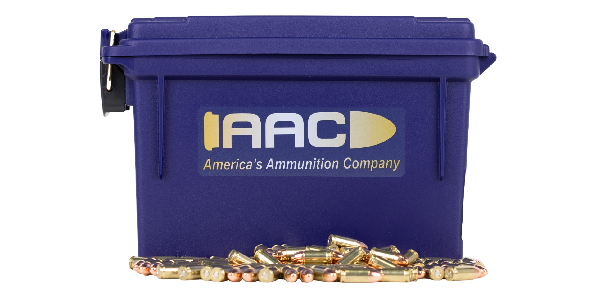 AAC 9mm Subsonic Ammo 147 Grain FMJ 500rd with 30 Cal Ammo Can