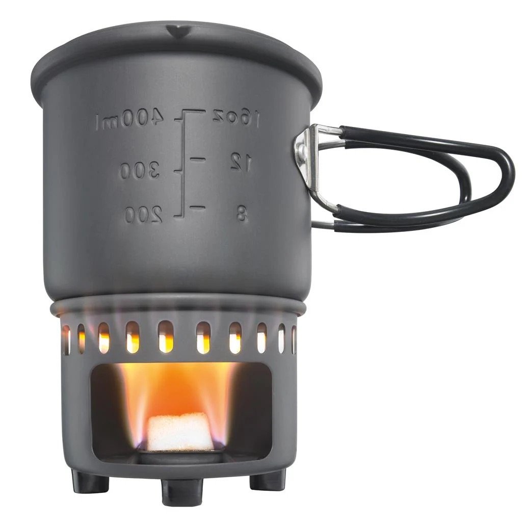 Esbit Solid Fuel Stove and Cookset, 585ml
