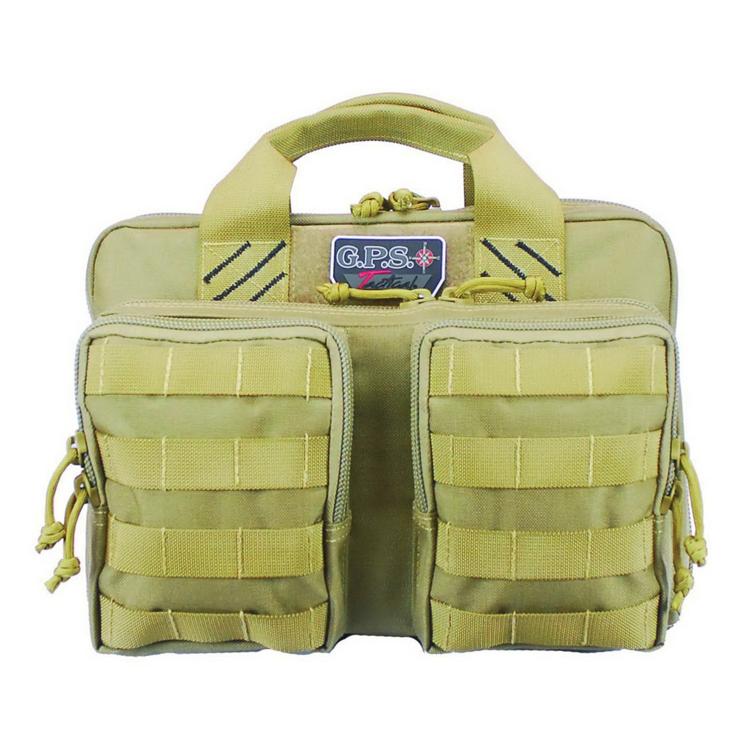 G Outdoors Tactical Quad Plus 2 Pistol Case, Teflon Coated Tan - T1312PCT