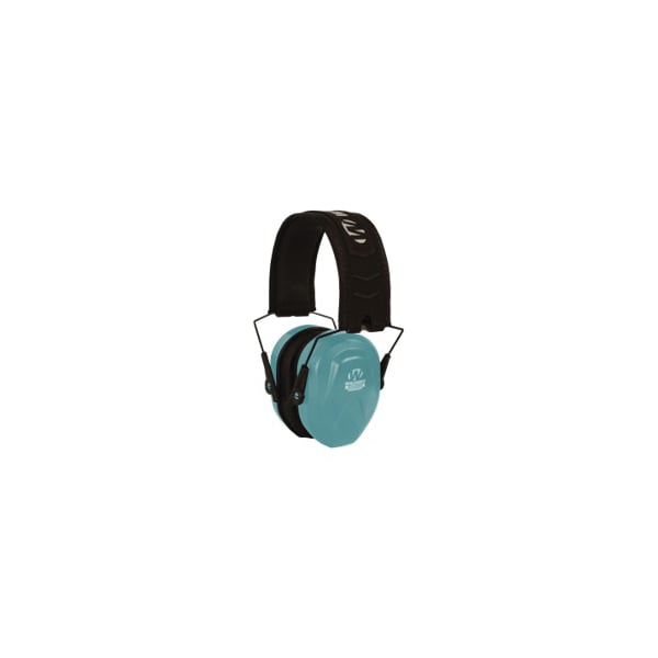 Walker Razor Compact Polymer Passive Earmuff - Women/25 dB Choice, Black/Teal - GWP-CRPAS-TL
