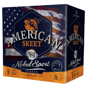 Nobel Sport Target American Trap Shotshells 20ga 2-3/4" 7/8oz 1200fps #9 25/ct