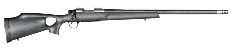 Christensen Arms 8010800505 Summit TI 308 Win 4+1 16.25" Carbon Fiber Threaded Barrel, Natural Titanium Drilled Tapped Receiver, Black Carbon Fiber Thumbhole Stock