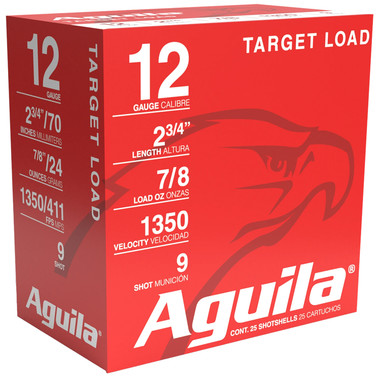 Aguila Skeet Load High Velocity 12 Gauge 2.75" 7/8 oz 9 Shot