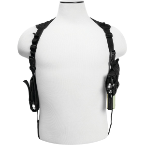 VISM by NcSTAR AMBI HORIZONTAL SHOULDER HOLSTER/DOUBLE MAG HOLDER/BLACK