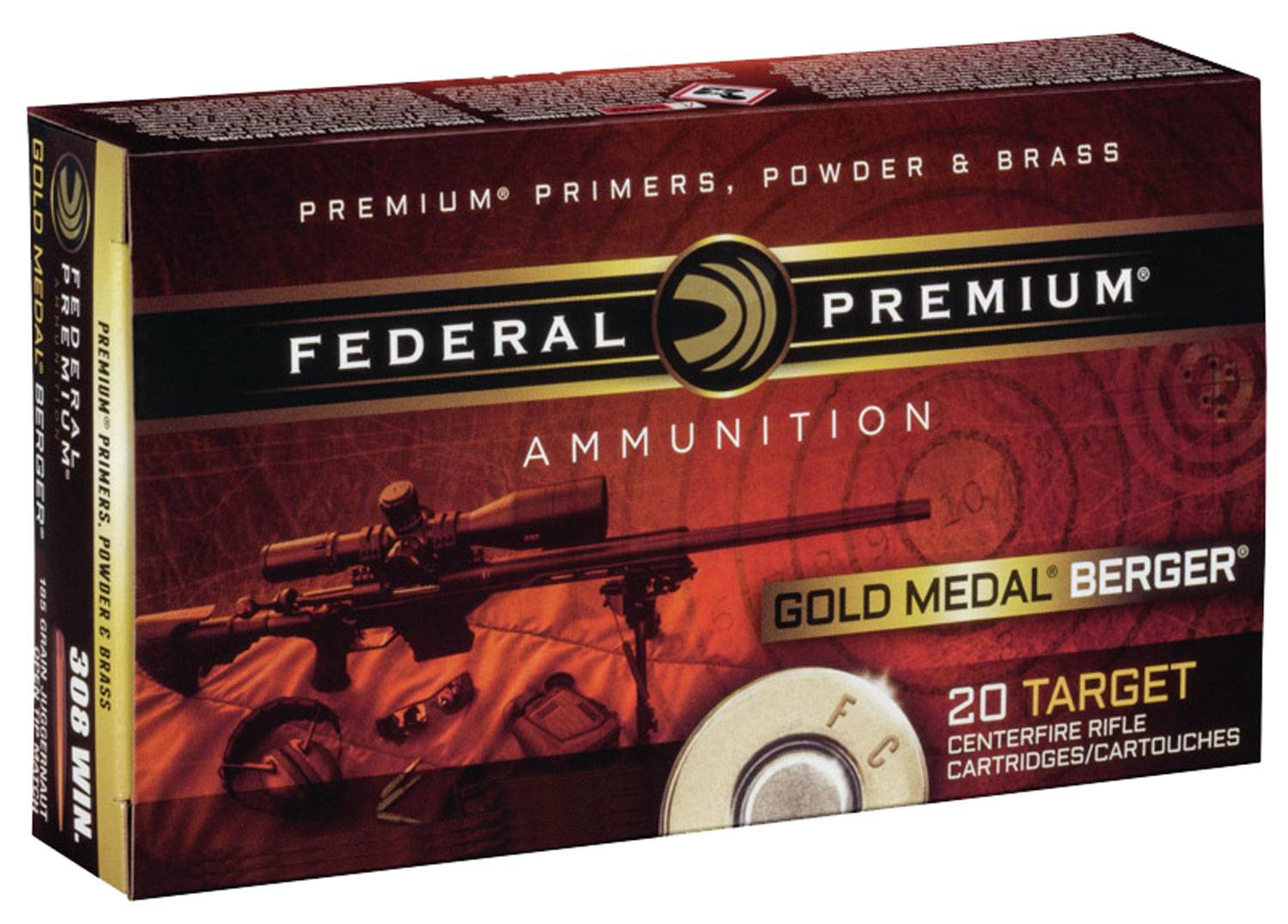 FEDERAL GOLD MEDAL 308 WIN – 185GR JUGGERNAUT 20RD 10BX/CS - No Credit Card Fees - Low, flat rate shipping