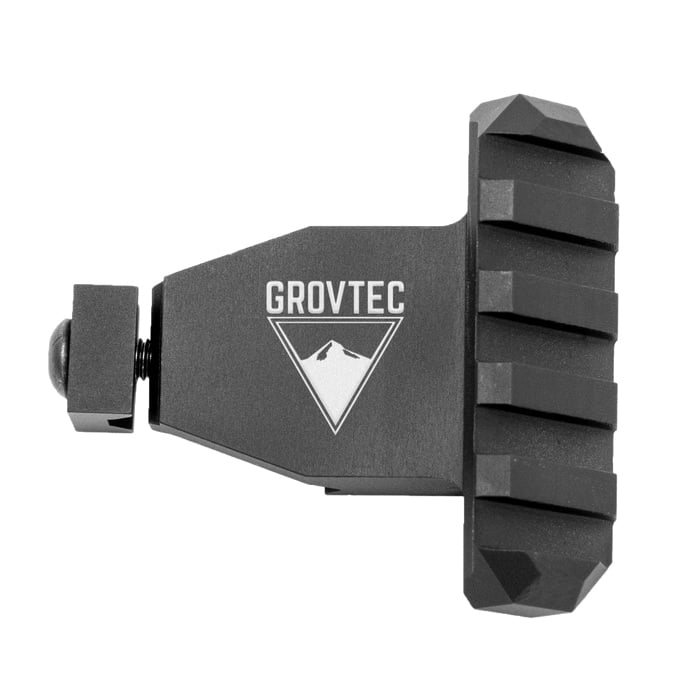 GrovTec PAR 45 deg Picatinny Angled Rail for AR-Style, Black - GTSW321