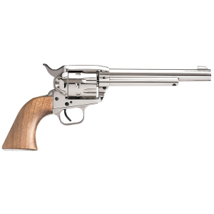 EAA Bounty Hunter 357 Magnum Revolver 4.5" Nickel Barrel 6 Round Walnut Grip