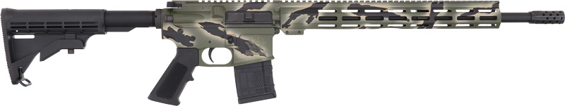 GLFA AR15 .450 Bushmaster 18" Rifle - Pursuit Green Camo
