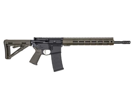 PSA 16" Mid-Length 5.56 NATO 1/7 Nitride 13" Lightweight Hex M-Lok MOE EPT Stealth Rifle, ODG