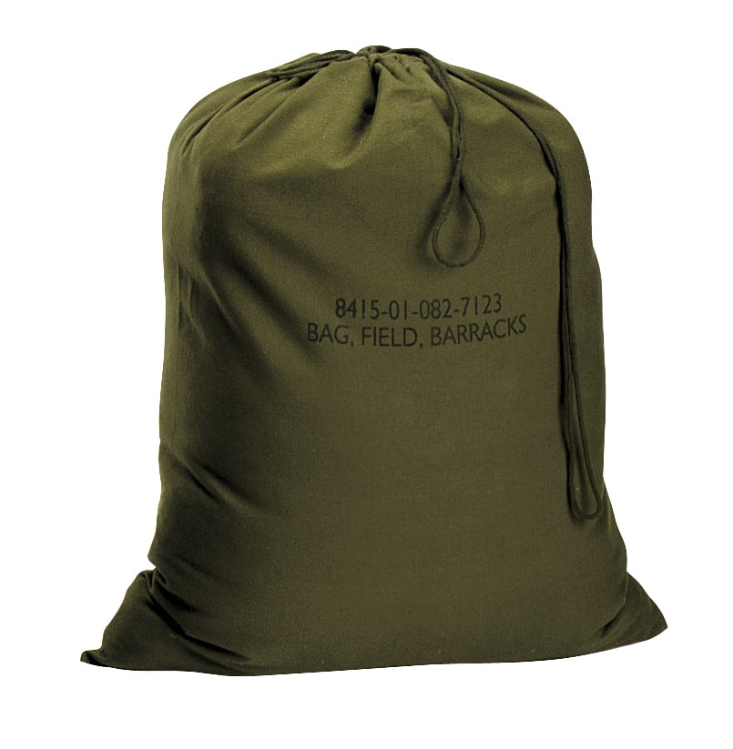 Rothco Canvas Barracks Bag - Olive Drab, 18 X 27