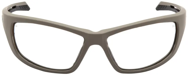 Pyramex VGST1310T Howitzer Glasses Clear Lens Anti-Fog Tan Frame