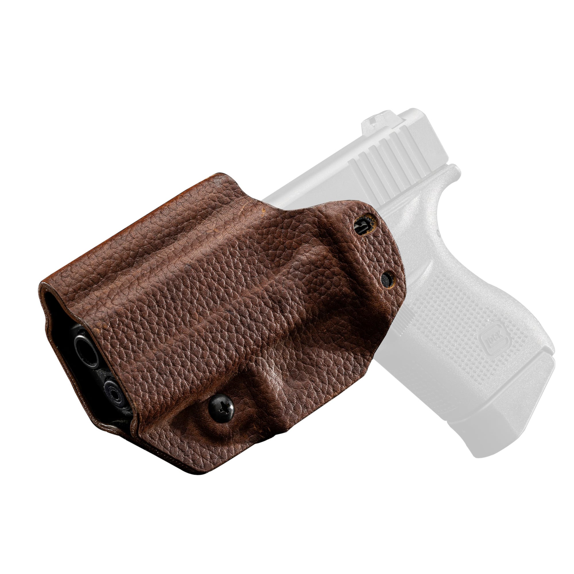 Mission First Tactical Ambidextrous IWB Holster for Glock 43/43X, Brown - H3GL3BR1