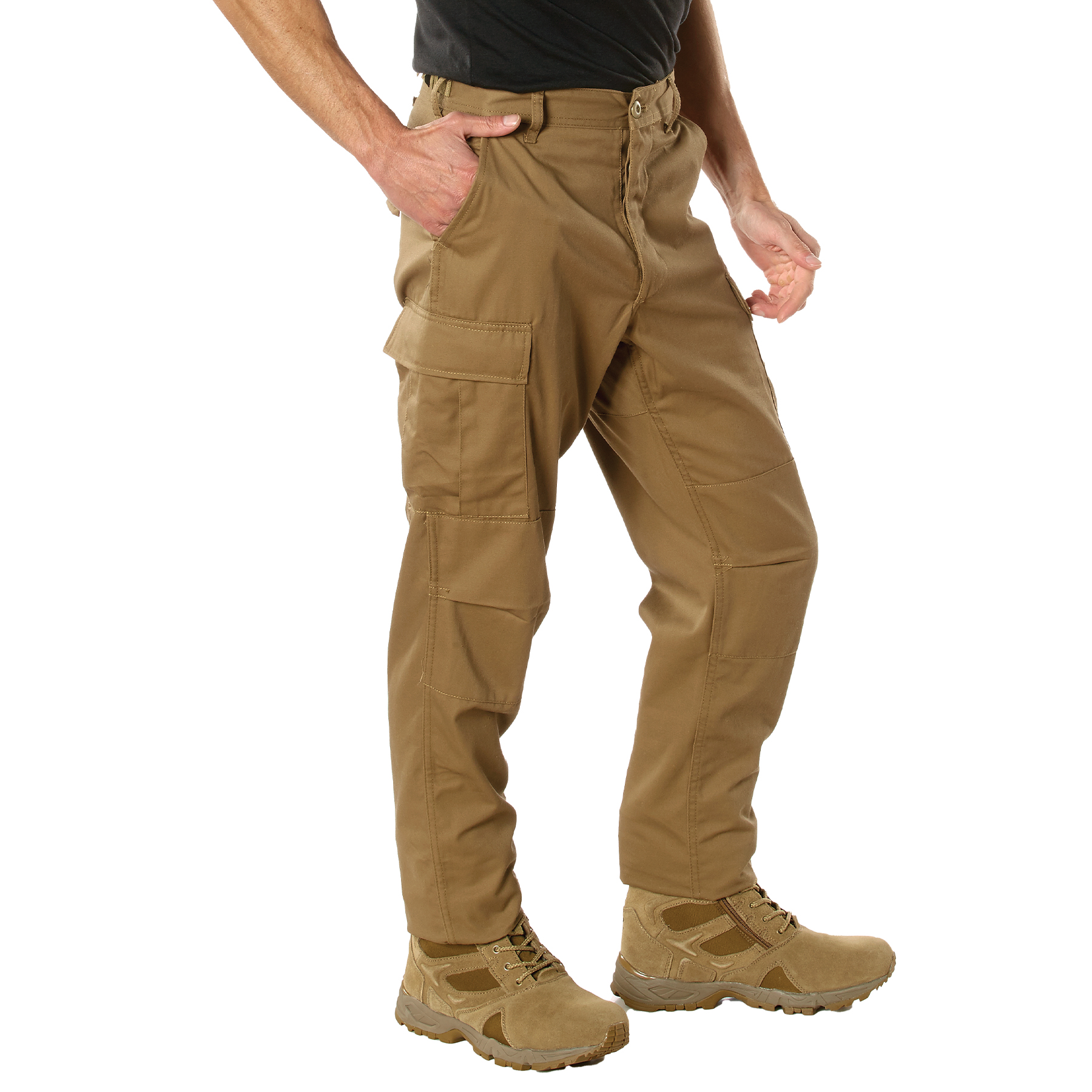 Rothco Relaxed Fit Zipper Fly Bdu Pants - Coyote Brown, 3X-Large