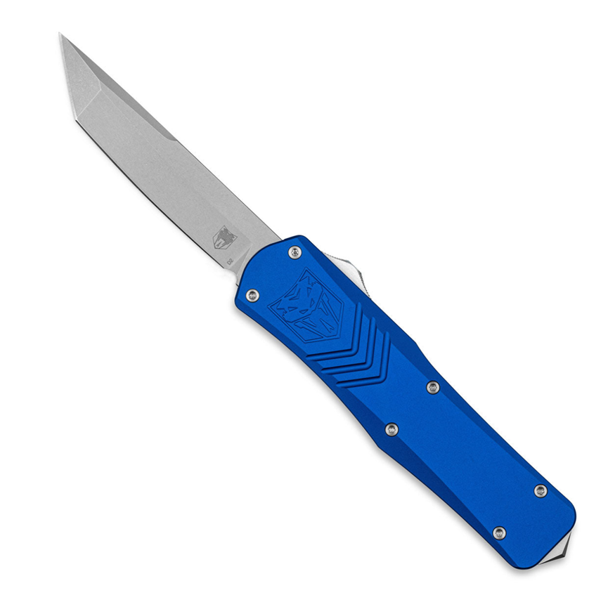 CobraTec Large FS-X Blue Gen 2 Tanto Not Serrated - LBLUFS-XGEN2TNS