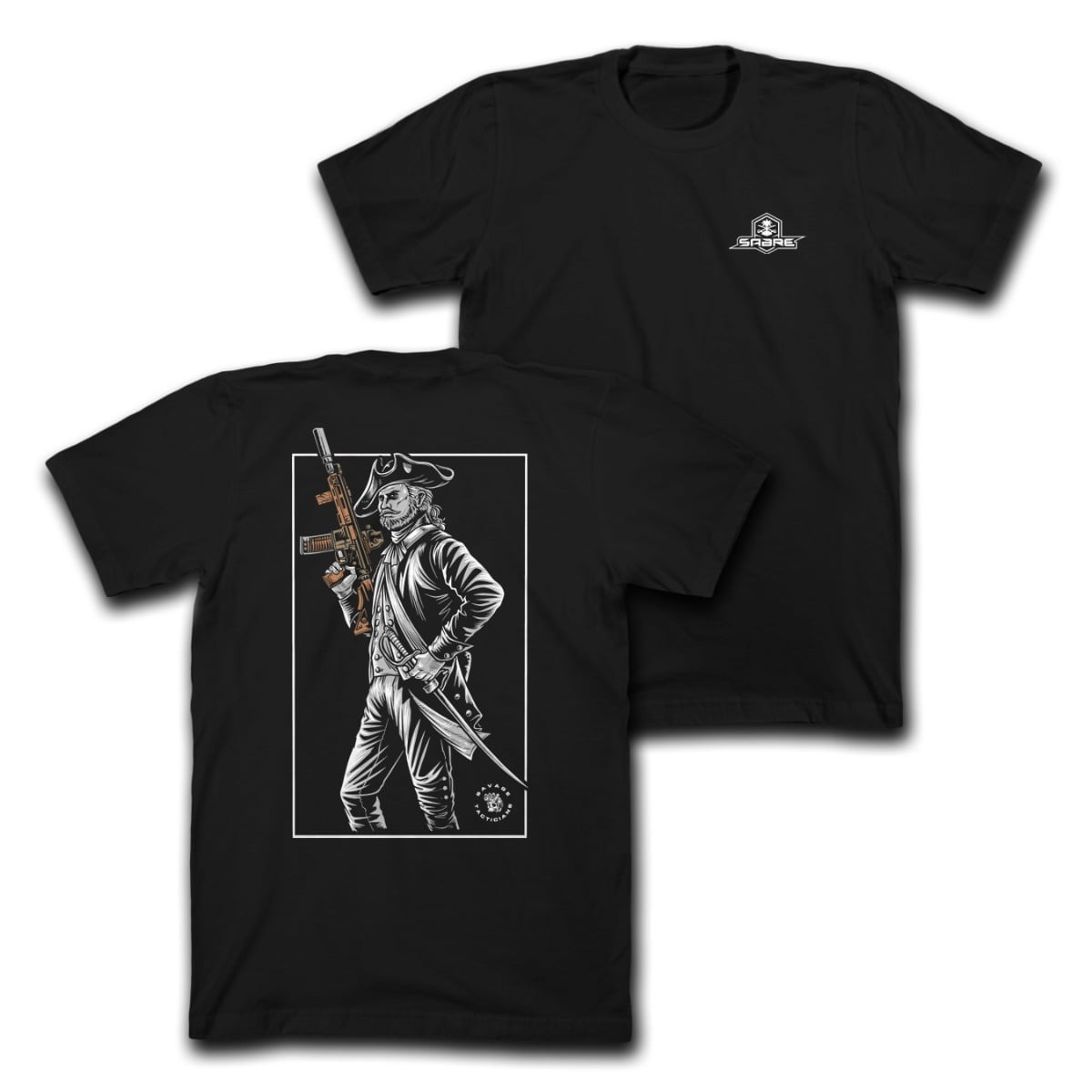 PSA Sabre T-Shirt, Black - Medium