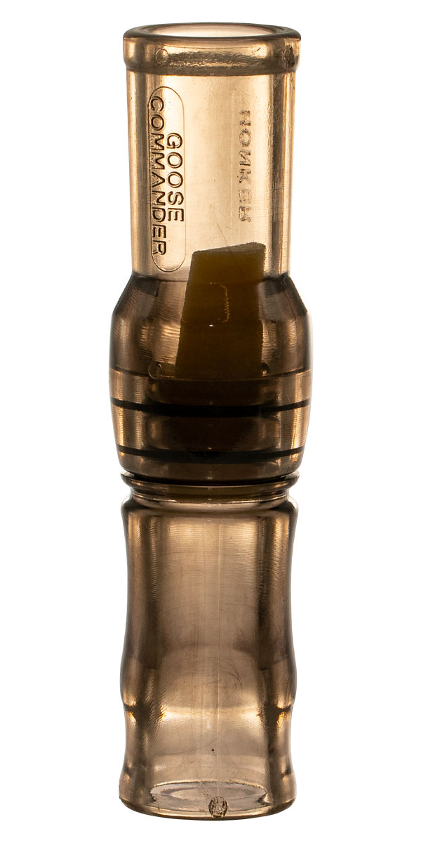 Duck Commander Goose Commander Single Reed Canada Goose Call, Clear Polycarbonate - DCCANG