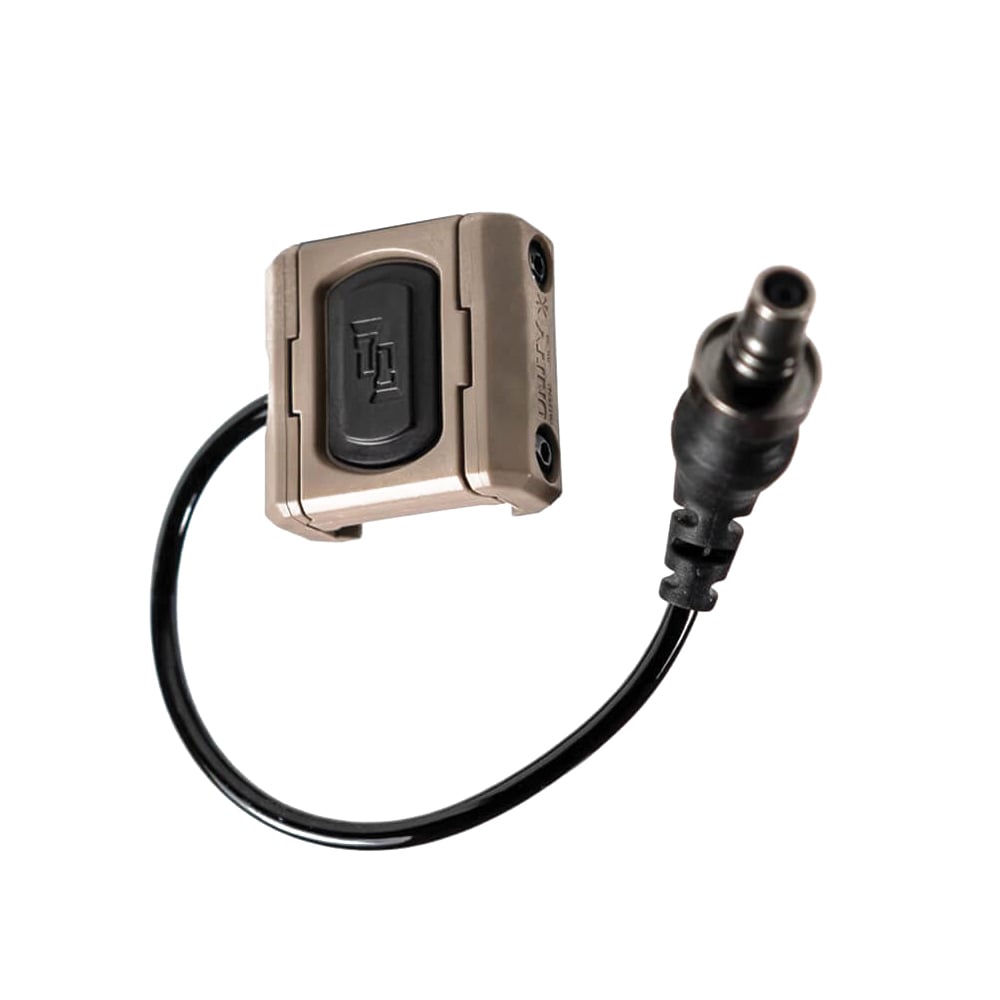 Unity Tactical ModButton Lite Single Lead/Standard Remote Switch Polymer 1.30" - Compact - MBL-FDE-SF-7