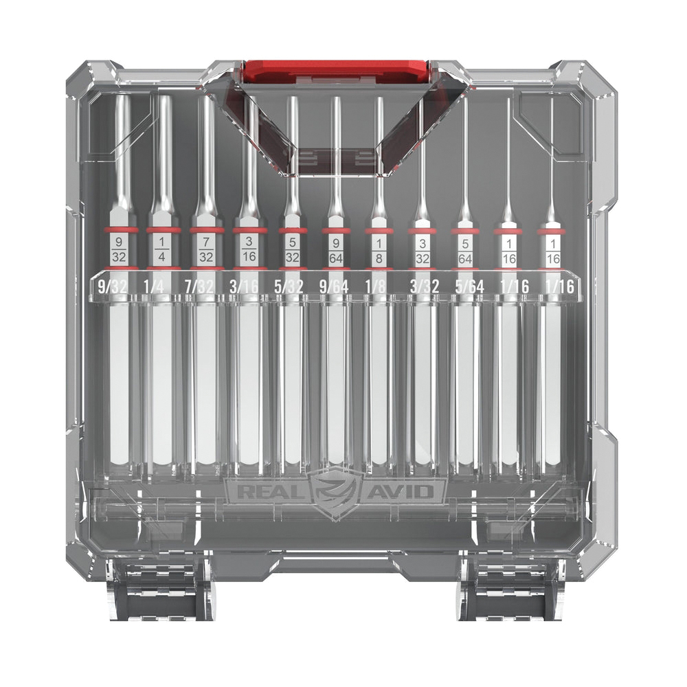 Real Avid Accu-Punch 11-Piece Standard Pin Punch Set