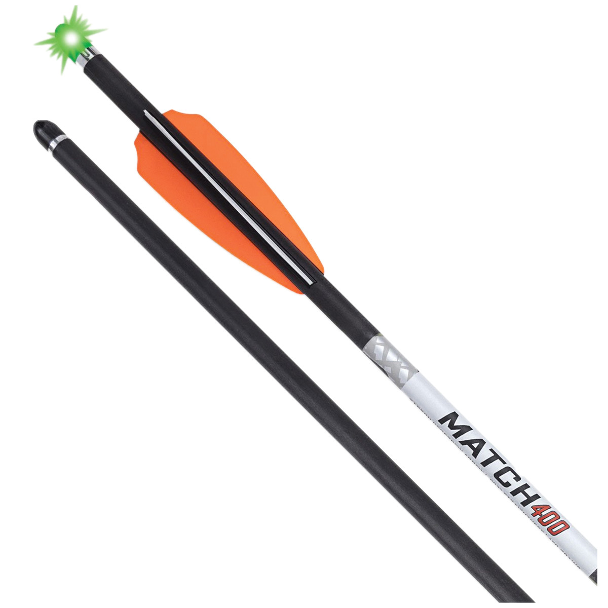 TenPoint Wicked Ridge Match 400 20" Lighted Carbon Arrow w/Alpha Blaze Lighted Nock Pack of 3