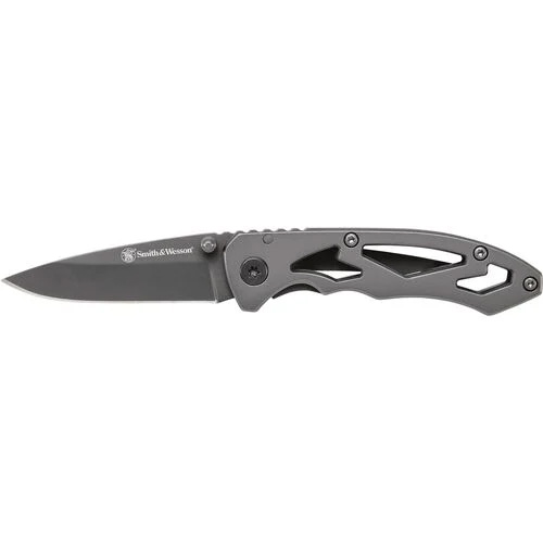 Smith & Wesson Skeletonized Folding Knives w/ Pocket Clip - CK400CP