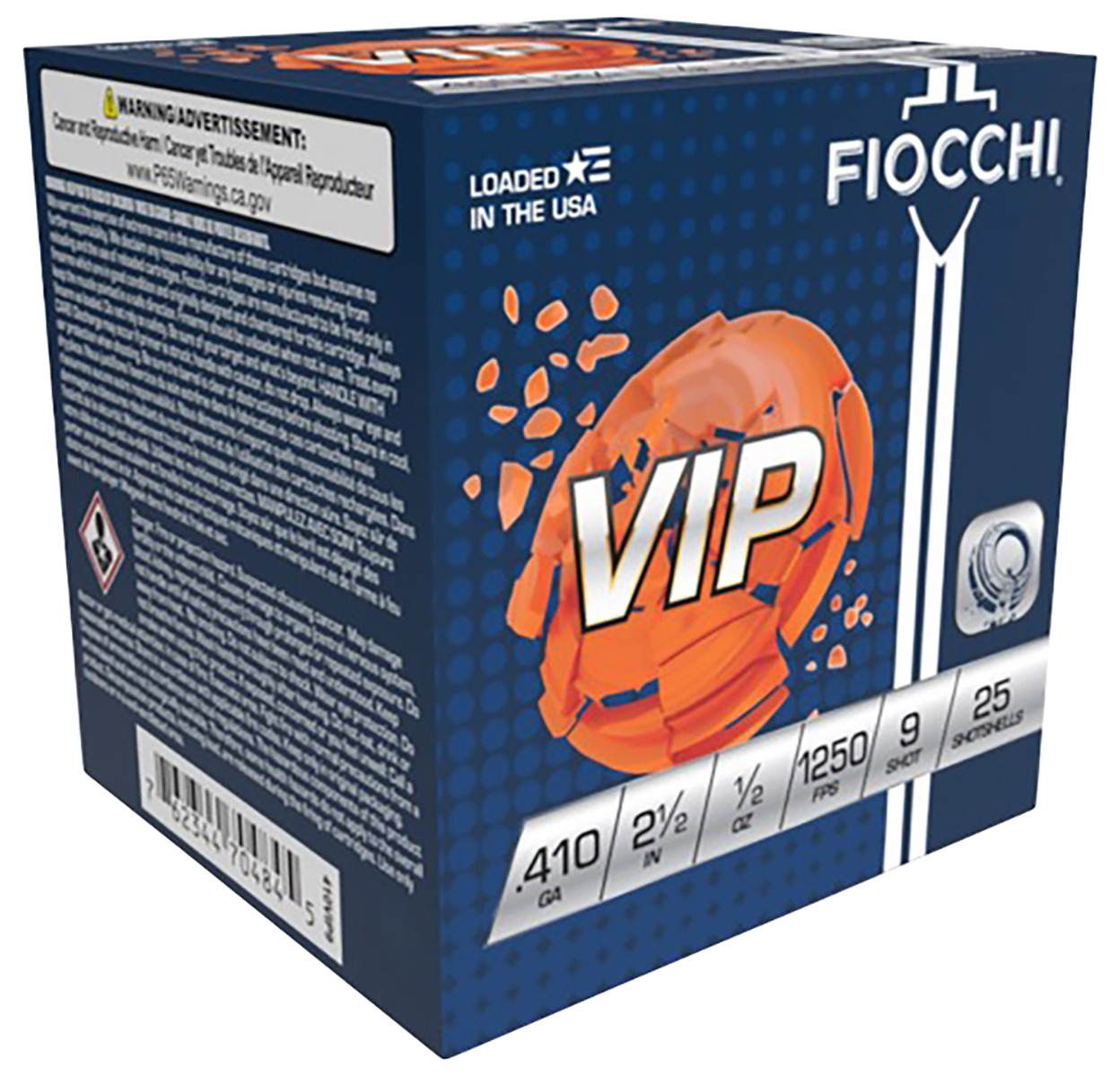 Fiocchi 410ga 2.5in .5oz #9 Exacta Shotshell Ammunition 25rds - 410VIP9