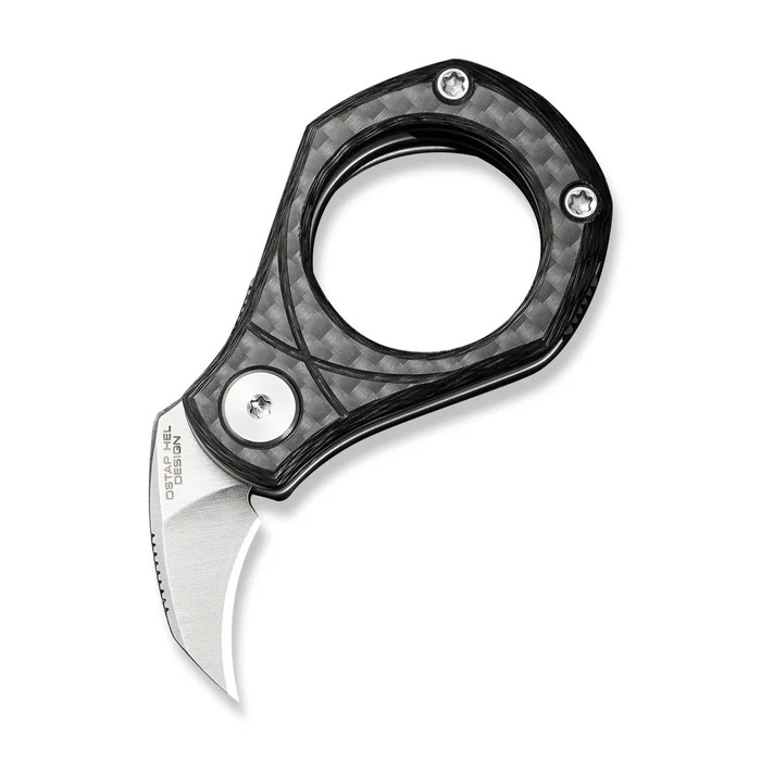 CIVIVI Pyrus Slip Joint Utility Knife, Carbon Fiber - C23038-3