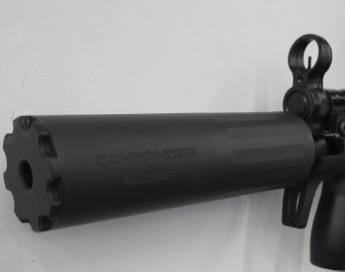 BOSS COMMANDER SWAT 9mm Silencer 1/2x28 Nitrided Stainless