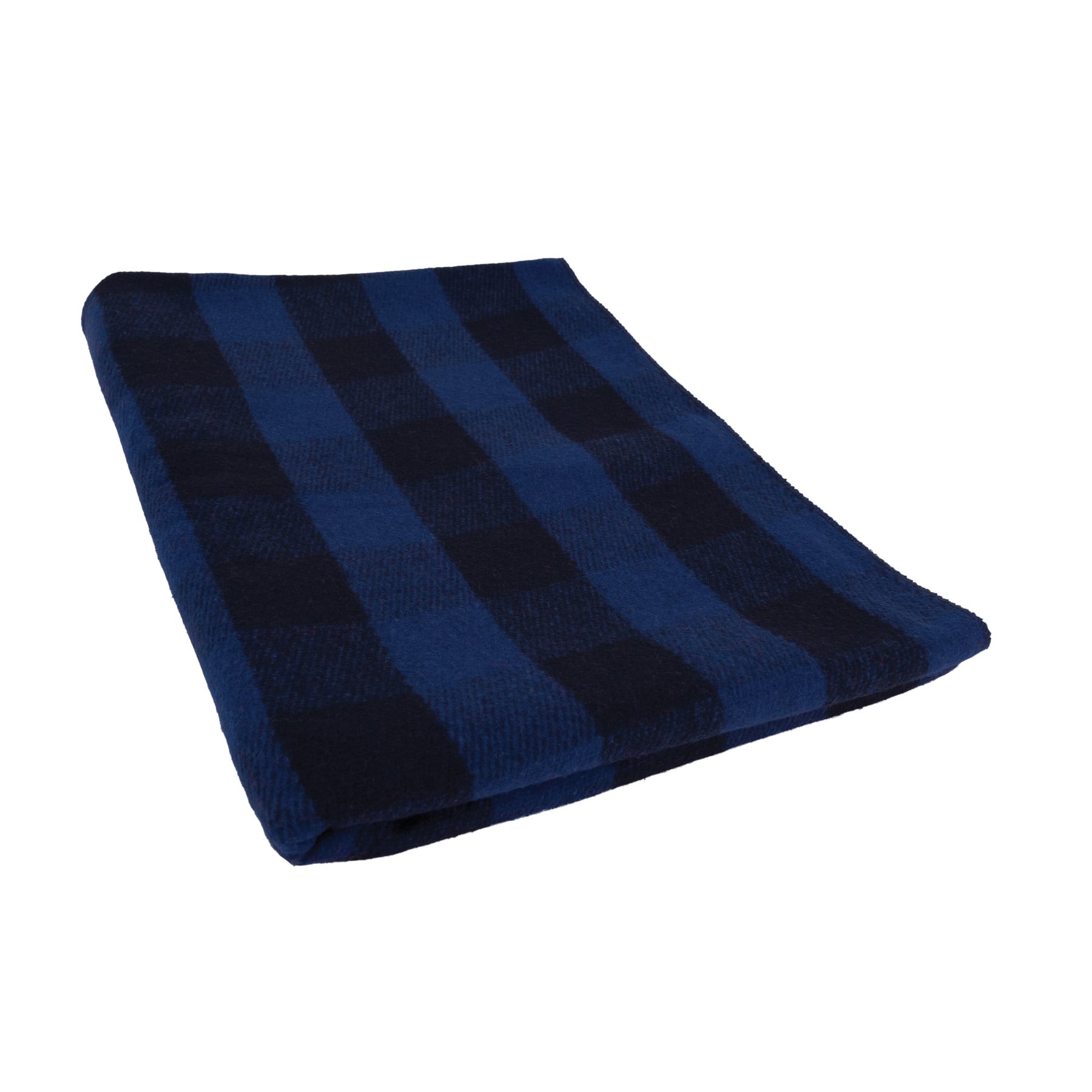 Rothco Plaid Wool Blanket 62X 80 - Blue Plaid