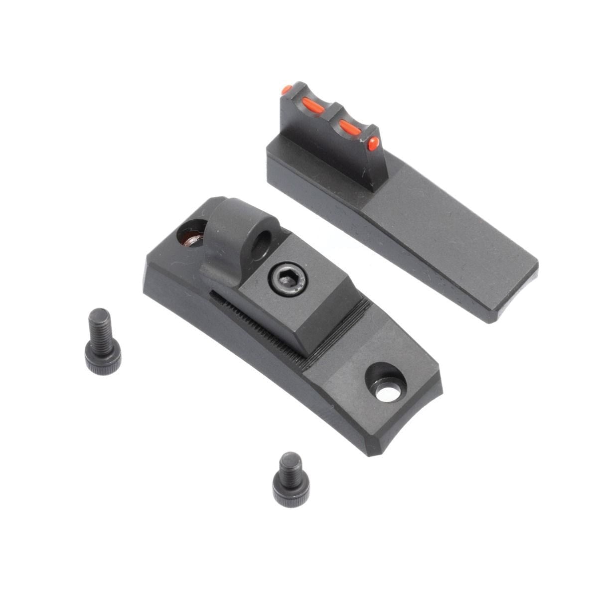 Wilson Combat Trak-Lock II Ghost Ring Sight Set Front/Rear, Red
