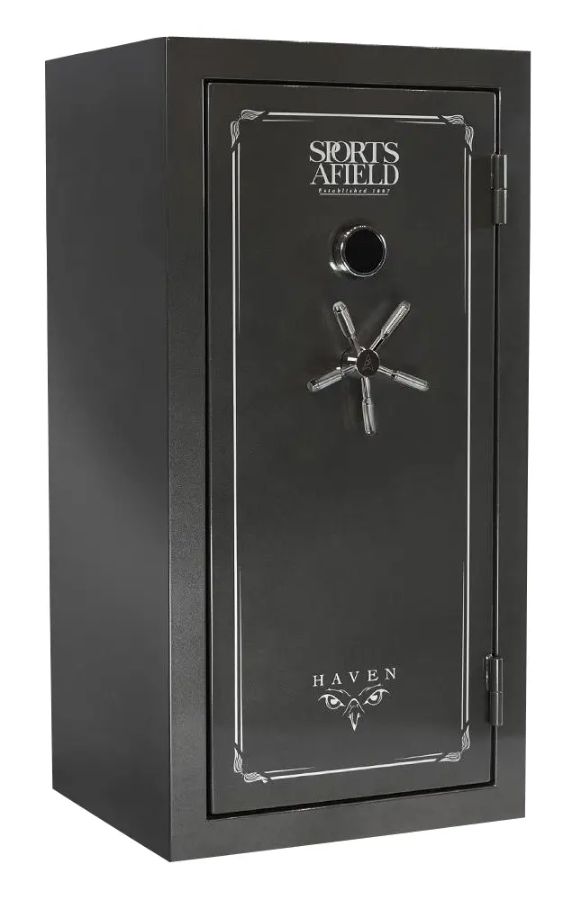Sports Afield SECSA5930HX Haven Electronic Keypad/Key Entry Dark Gray Metallic Steel Holds 36 + 6 59" H x 30" W x 25" D Fireproof- Yes
