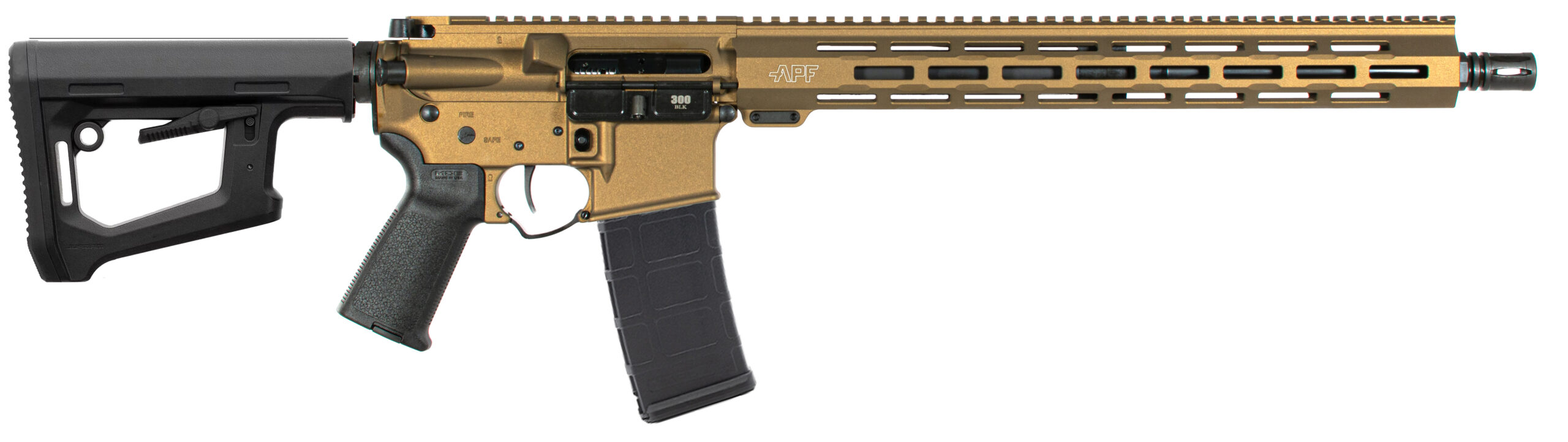 APF 5.56 NATO Fury 16" Burnt Bronze MLOK Rifle