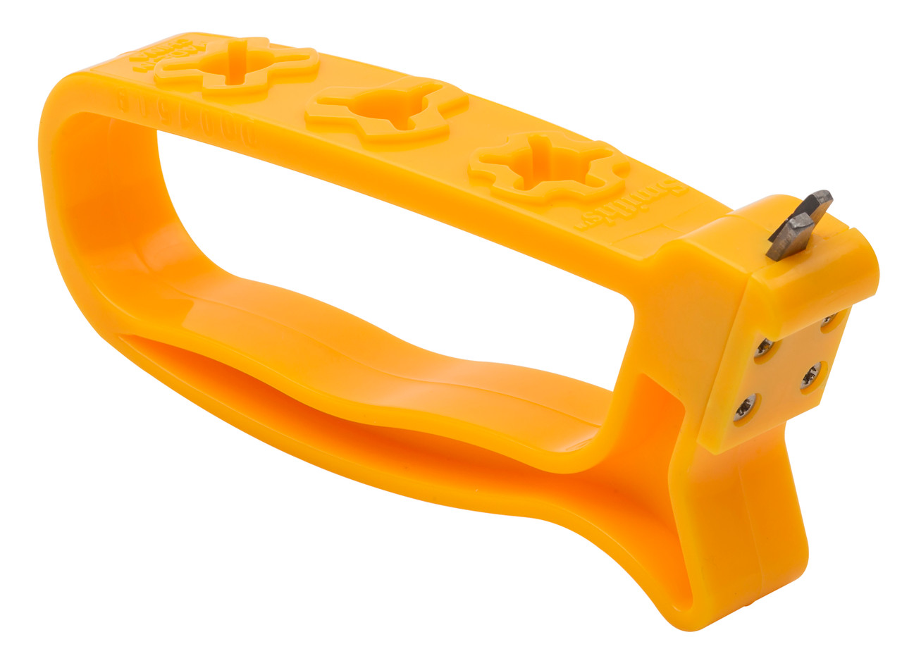 Smith's Broadhead Sharpener w/ Wrench, Yellow - BHS