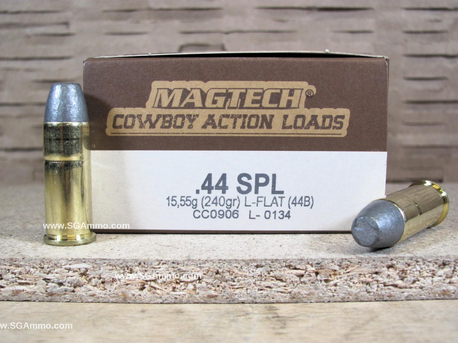 1000 Round Case – 44 Special 240 Grain Lead Flat Nose Ammo by Magtech – 44B