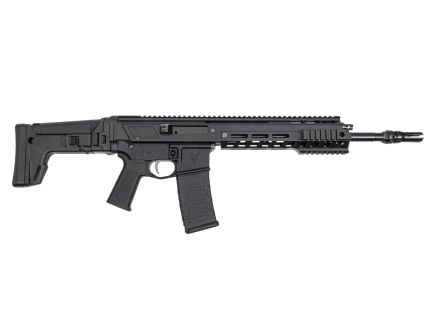 PSA 13.7" JAKL 5.56 1:7 Nitride Partial Picatinny Lower Hand Guard MOE SL EPT F5 Stock Rifle, Black