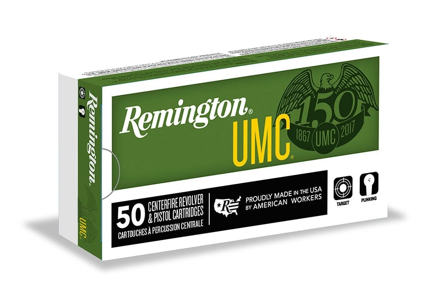 Remington UMC 40 S&W 165gr MC Pistol Ammunition, 50 Rounds - L40SW4