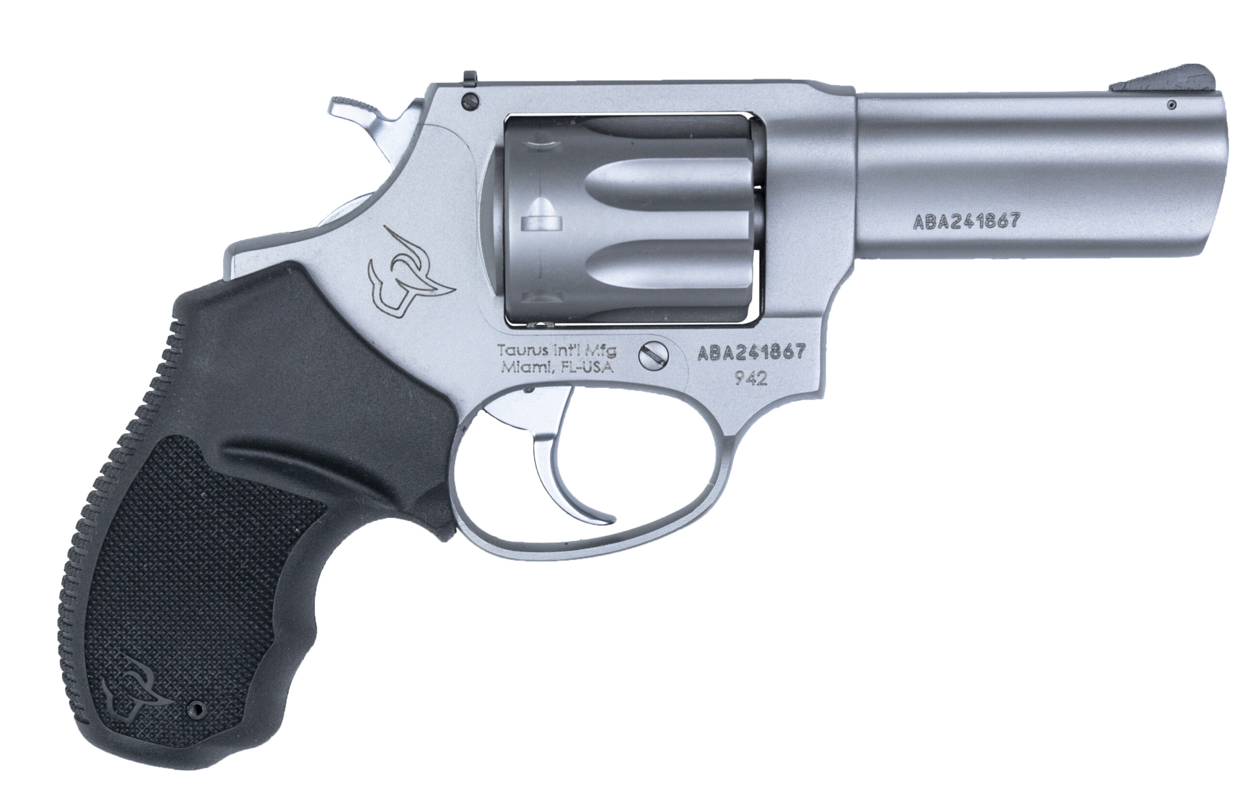 Taurus 942 .22 LR Double Action Revolver, Matte Stainless