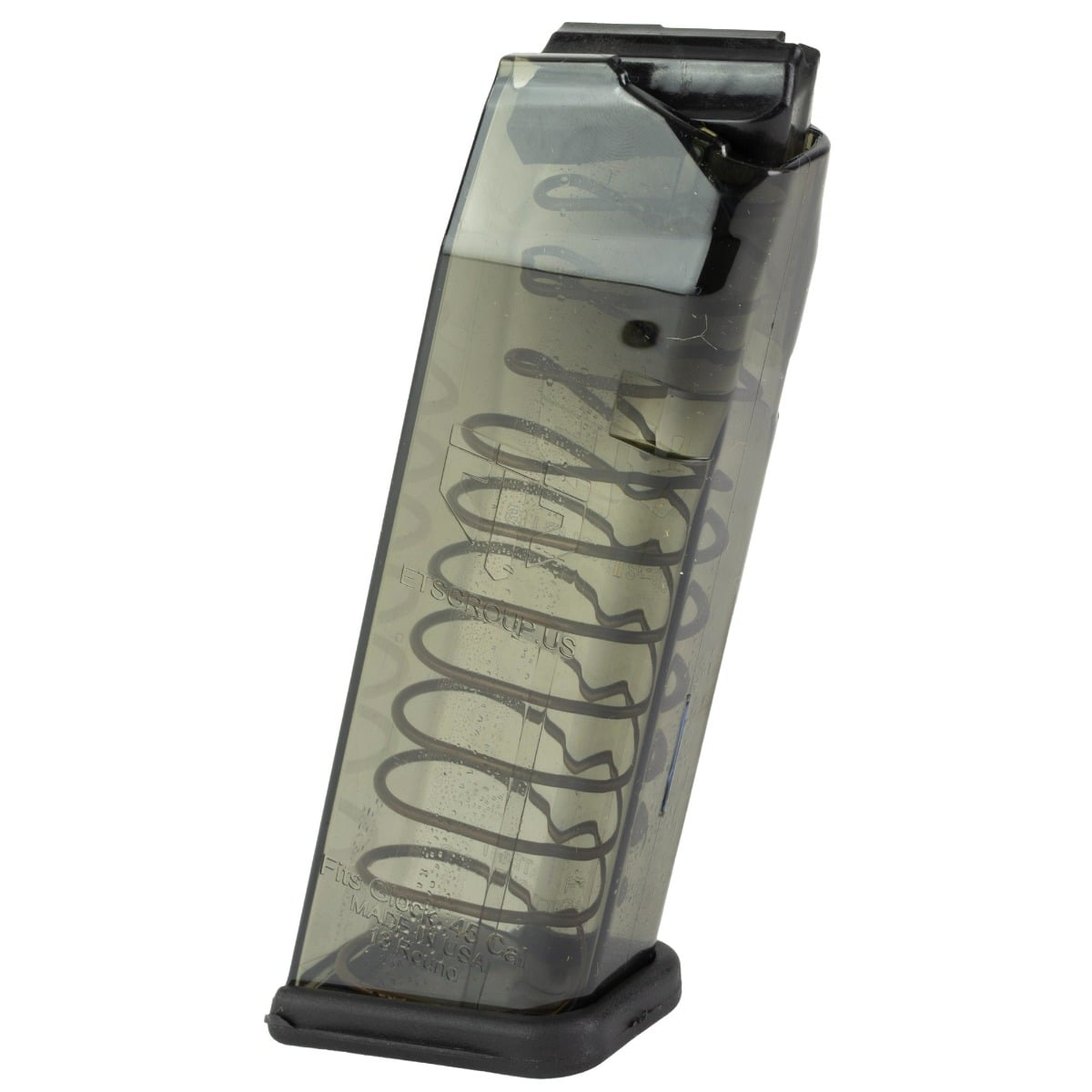 ETS .45 ACP 13rd Glock Magazine, Carbon Smoke - SMK-GLK-21