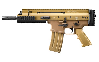 FN Scar 15P 5.56x45mm Semi-Auto Tactical Pistol, 7.5" Barrel, Flat Dark Earth - 38101245