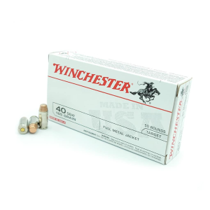 Winchester - 40 S&W - 165 Grain - FMJ - 50