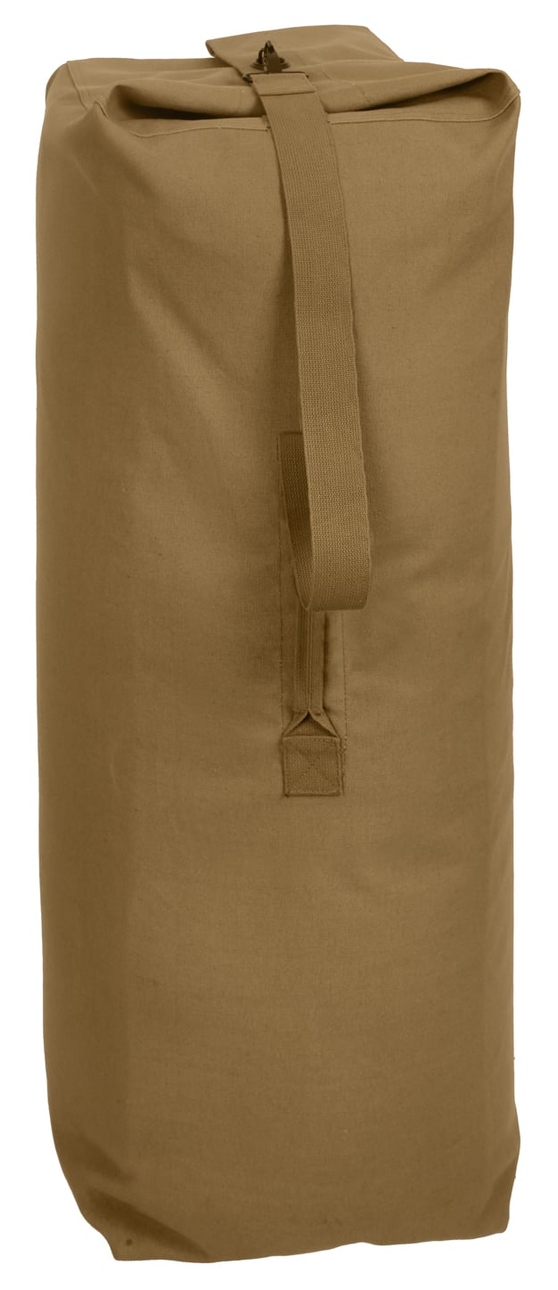 Rothco Heavyweight Top Load Canvas Duffle Bag - Coyote Brown, 25 X 42