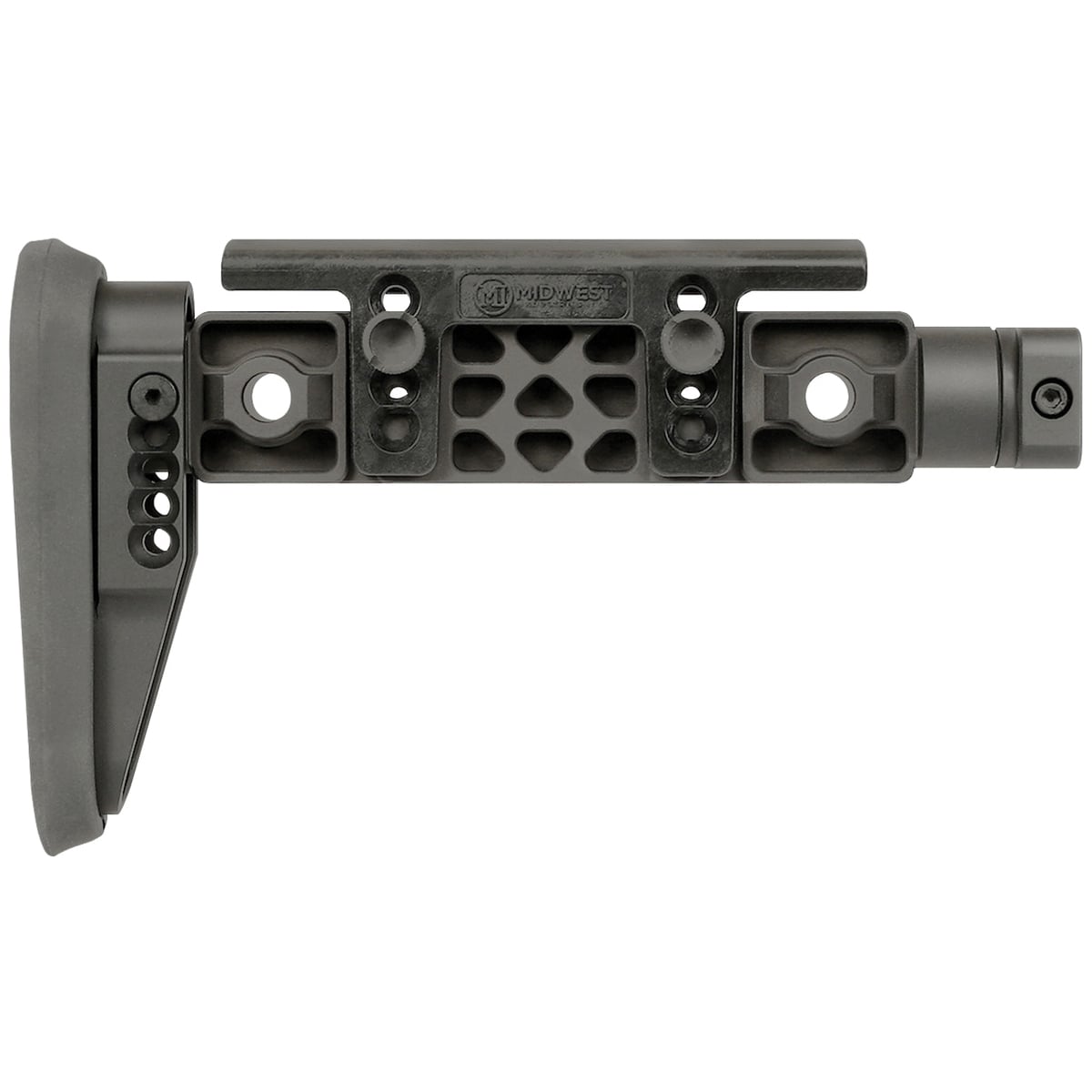 Midwest Industries Alpha Fixed Picatinny Attachment Beam Stock Black
