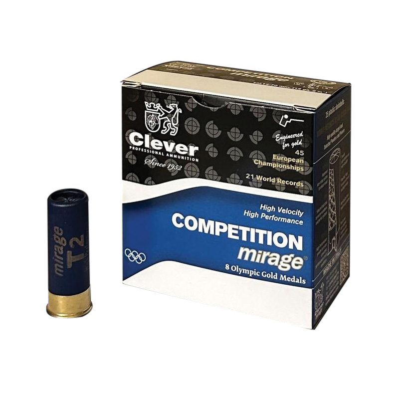 Clever Mirage Competition T2 12 Gauge #7.5 1 Ounce 25rds