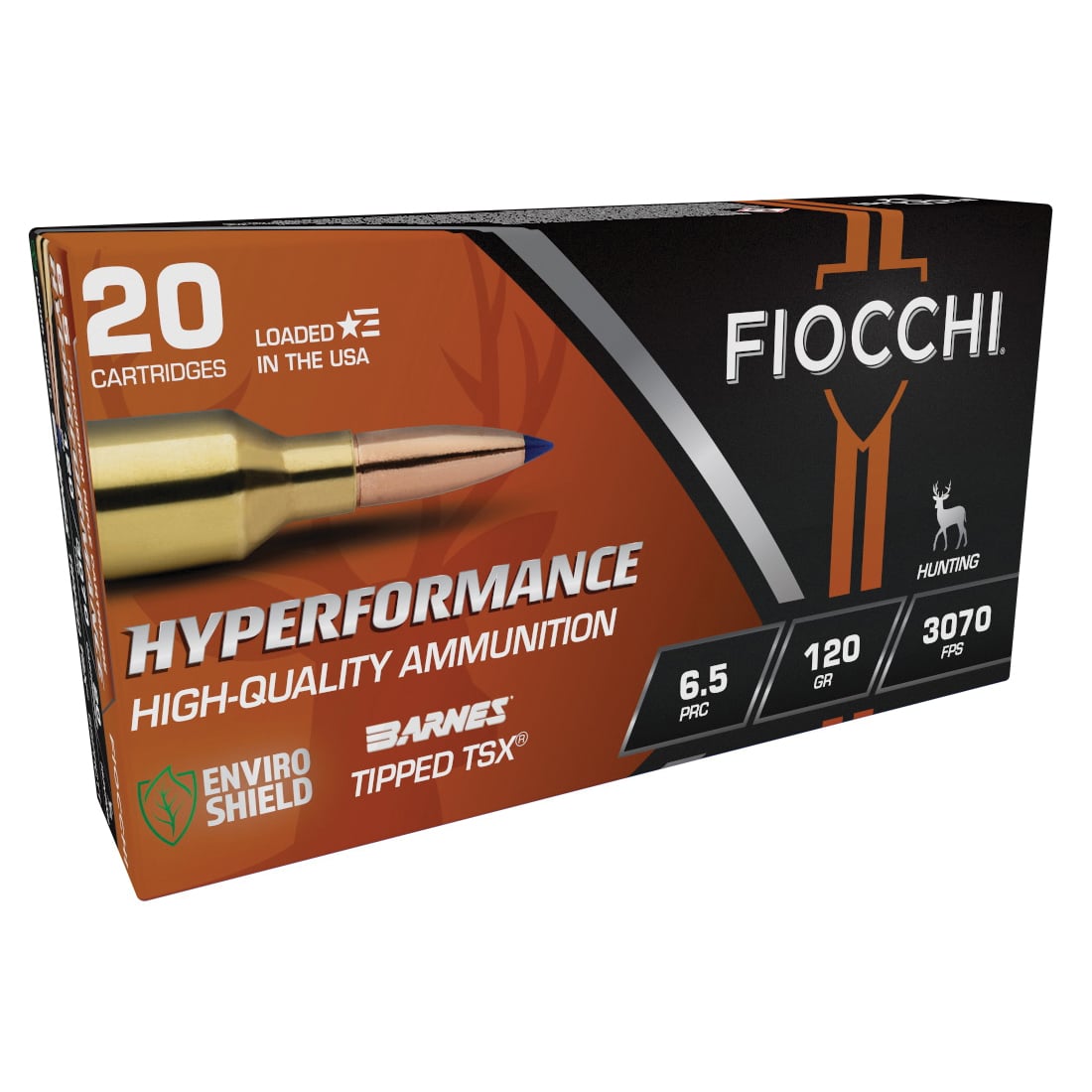 Fiocchi 65PRCTT Hyperformance 6.5PRC 120gr Barnes Tipped TSX 20 Per Box/10 Case - No Credit Card Fees - Low, flat rate shipping