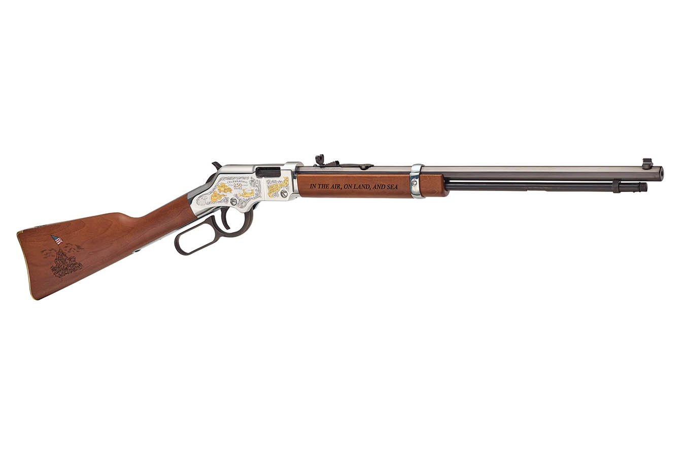Henry Golden Boy Lever Action Spirit of the Corps 20" .22lr 16rd Rifle - H004MC