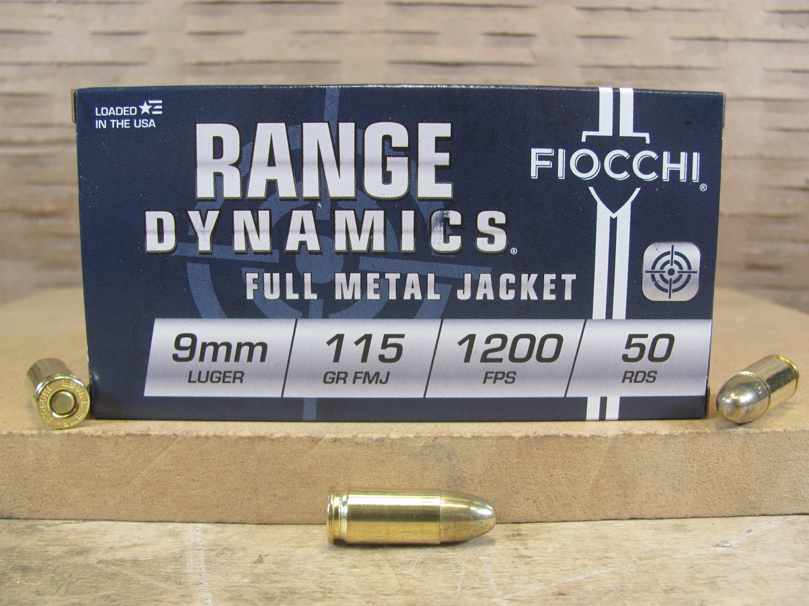 1000 Round Case – 9mm Luger 115 Grain FMJ Ammo by Fiocchi – 9AP