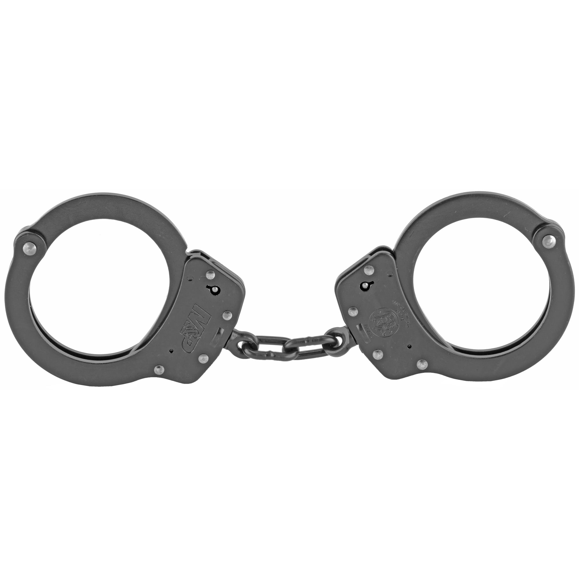 Smith & Wesson M100 Handcuff, Melonite, Chain, Lever Lock 350150