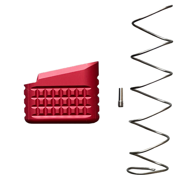 Backup Tactical +5 Magazine Extension for Glock G19/G23 - Red High-Capacity - G1923MEXT-RED